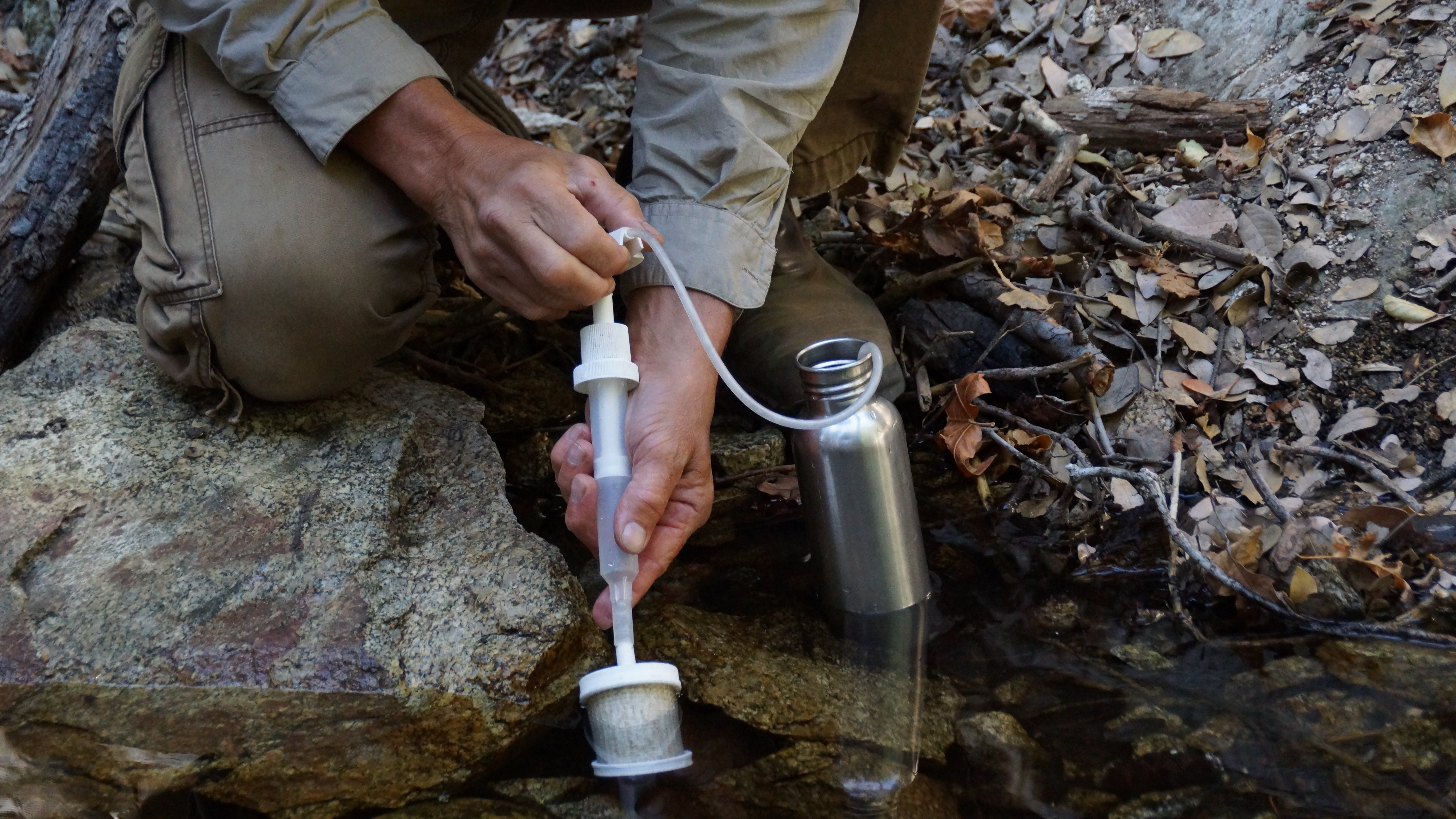 How to store camping water filters